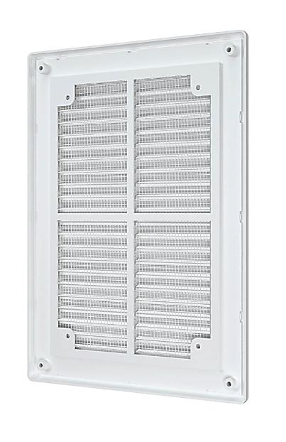 Вентиляционная решетка прямоугольная 182х252  с рамкой для крепления к стене