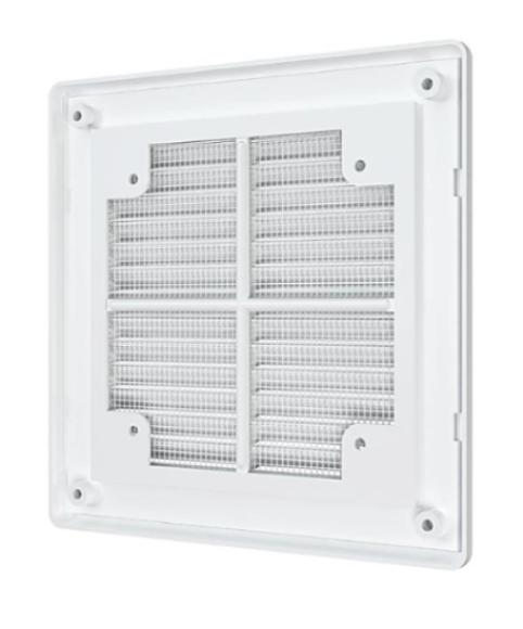 Вентиляционная решетка квадратная 150х150  с рамкой  для крепления к стене       