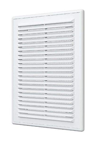 Вентиляционная решетка прямоугольная 182х252  с рамкой для крепления к стене