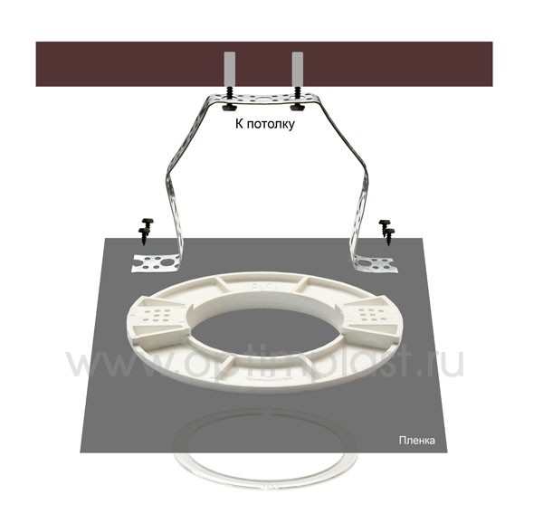 Платформа для монтажа светильника диаметр 75 мм