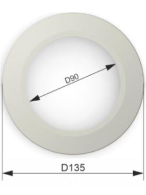 Платформа для монтажа светильника GX диаметр 90 мм